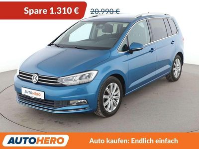 Gebraucht VW Touran Highline 150 PS (110 kW) 2016 Blau Van / Kleinbus