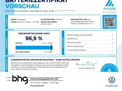 Gebraucht VW Multivan Life 218 PS (160 kW) 2023 Schwarz Van / Kleinbus