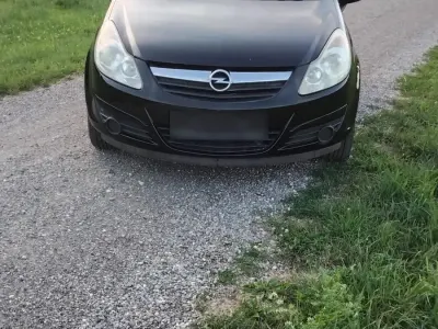 Gebraucht Opel Corsa 2007 Schwarz Kleinwagen