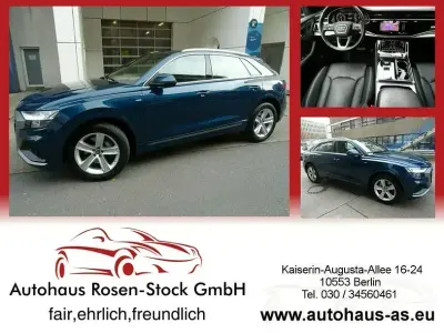 Second-hand Audi Q8 S-Line 286 CP (210 kW) 2018 Albastru SUV