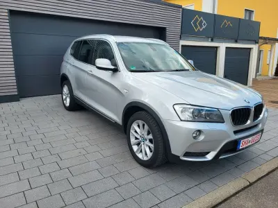 Brugt BMW X3 Sport Line 184 HK (135 kW) 2012 Sølv SUV