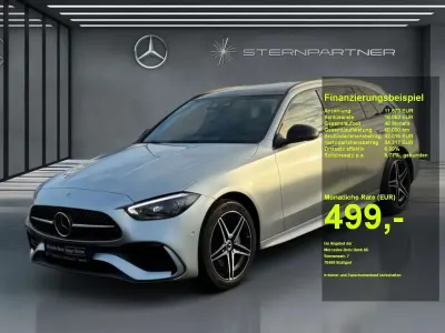 Używany Mercedes C300e AMG 197 KM (144 kW) 2024 Srebrny Sedan/Limuzyna