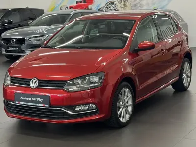 Gebraucht VW Polo Highline 90 PS (66 kW) 2016 Rot Limousine