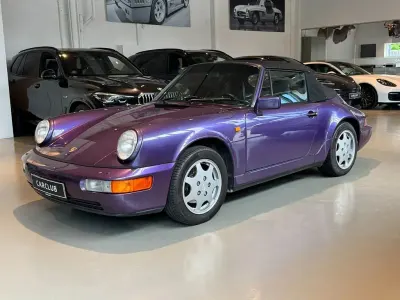 Gebraucht Porsche 911 Carrera 4 Cabriolet 250 PS (183 kW) 1990 Violett Cabrio
