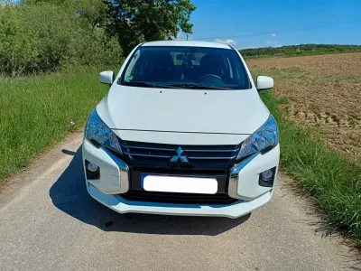 Gebraucht Mitsubishi Space Star Spirit 71 PS (52 kW) 2021 Weiß Kleinwagen