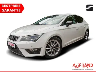 Używany Seat Leon FR 125 KM (91 kW) 2017 Biały Sedan/Limuzyna