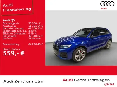 Second-hand Audi Q5 Business 367 CP (269 kW) 2025 Albastru SUV