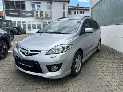 Gebraucht Mazda 5 Active Plus 146 PS (107 kW) 2009 Silber Van / Kleinbus