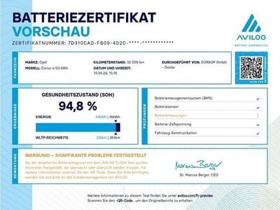 Usata Opel Corsa-e Edition 100 kW (136 CV) 2022 Nero Utilitaria