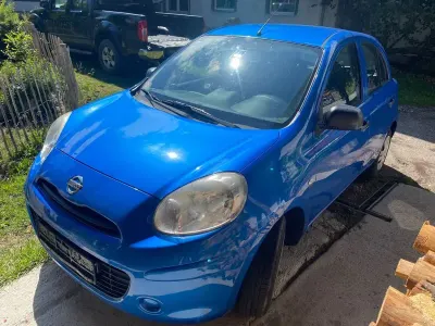 Gebraucht Nissan Micra Visia 80 PS (58 kW) 2012 Blau Kleinwagen
