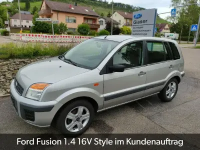 Gebraucht Ford Fusion Style 80 PS (58 kW) 2009 Silber Kleinwagen