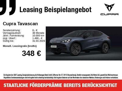 Neu Cupra Tavascan VZ 250 kW (340 PS) 2026 Tavascanblau SUV