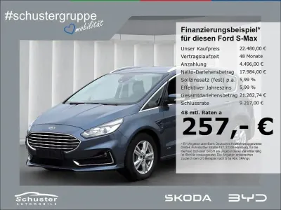 Gebraucht Ford S-MAX Titanium 190 PS (139 kW) 2022 Blau Van / Kleinbus
