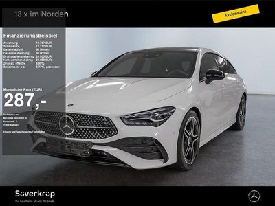 Weiß Gebraucht 2024 Mercedes CLA200 Shooting Brake AMG Kombi | 33.290 € (Fairer Preis)