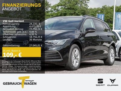Grenadillschwarz metallic Gebraucht 2024 VW Golf VIII Life Kombi | 24.230 € (Superpreis)