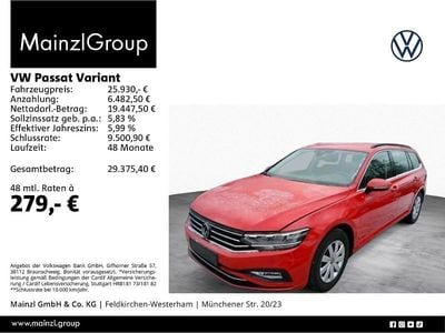 Rot Gebraucht 2023 VW Passat Business Kombi | 25.930 € (Superpreis)
