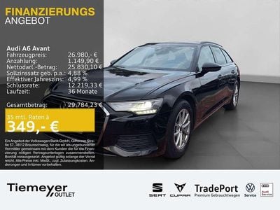 Schwarz Gebraucht 2022 Audi A6 Business Kombi | 25.860 € (Guter Preis)