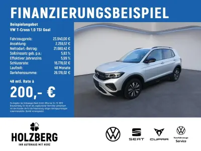 Gebraucht VW T-Cross Goal 116 PS (85 kW) 2025 Rauchgrau metallic SUV