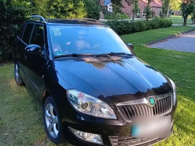 Gebraucht Skoda Fabia 86 PS (63 kW) 2011 Schwarz Kleinwagen