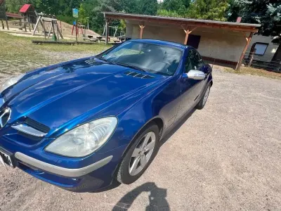 Gebraucht Mercedes SLK200 163 PS (119 kW) 2004 Blau Cabrio
