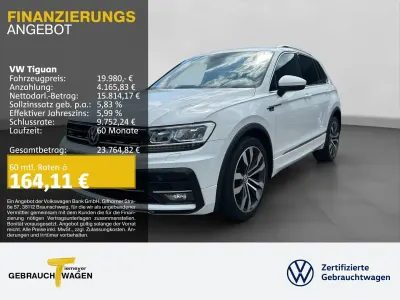 Gebraucht VW Tiguan R-line 150 PS (110 kW) 2019 Weiß SUV