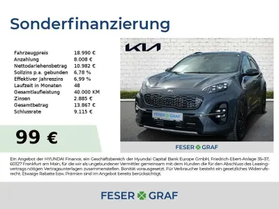 Gebraucht Kia Sportage GT-Line 177 PS (130 kW) 2019 Pentametal grau SUV