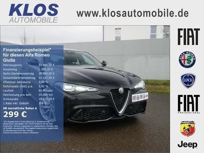 Schwarz Gebraucht 2023 Alfa Romeo Giulia Ti Limousine | 33.990 € (Fairer Preis)