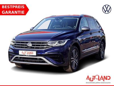 Atlantic blue metallic (metallic) Gebraucht 2022 VW Tiguan Allspace Elegance SUV | 34.950 € (Fairer Preis)