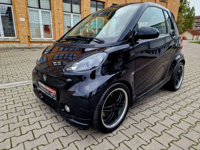 Usata Smart ForTwo Cabrio Brabus 102 CV (75 kW) 2015 Nero Cabrio