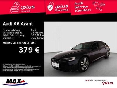Mythosschwarz metallic Gebraucht 2025 Audi A6 S-Line Kombi | 49.549 € (Fairer Preis)