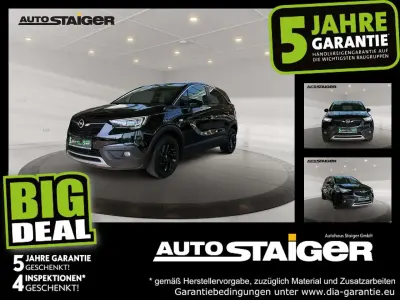 Gebraucht Opel Crossland X Innovation 110 PS (80 kW) 2019 Diamant schwarz/karbon schwarz SUV