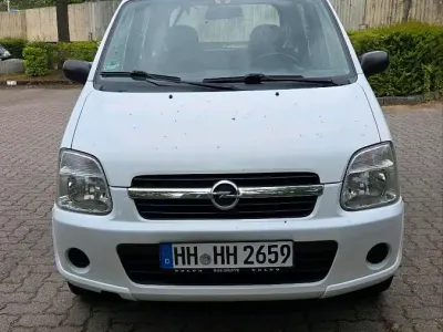 Gebraucht Opel Agila 60 PS (44 kW) 2004 Weiß Van / Kleinbus