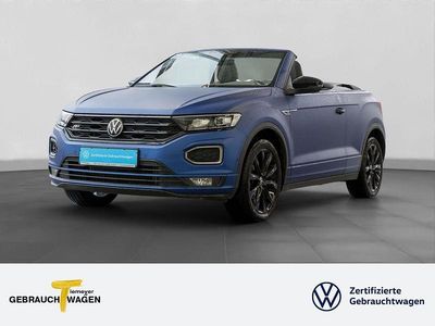 Gebraucht VW T-Roc Cabriolet R-line Edition 150 PS (110 kW) 2021 Blau Cabrio