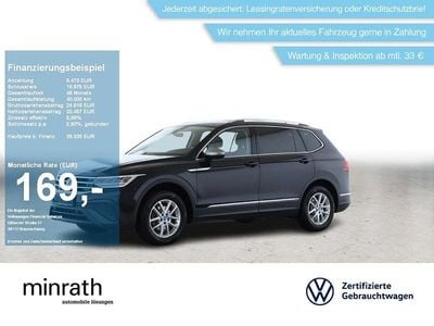 Gebraucht VW Tiguan Allspace Life 150 PS (110 kW) 2022 Schwarz SUV
