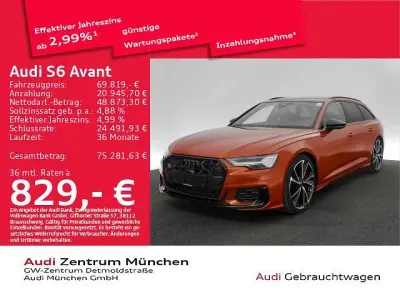 Usata Audi S6 344 CV (253 kW) 2024 Arancione Station wagon