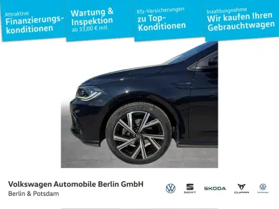 Gebraucht VW Polo R-line 110 PS (80 kW) 2022 Schwarz Kleinwagen