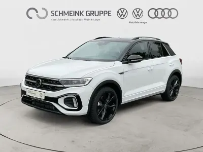 Gebraucht VW T-Roc R-line 150 PS (110 kW) 2024 Pure white schwarz SUV