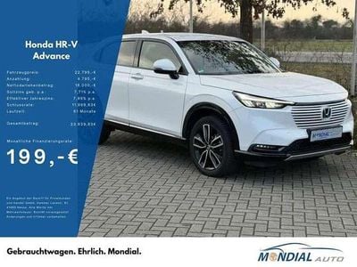 Gebraucht Honda HR-V Advance 131 PS (96 kW) 2022 Platinum white p SUV
