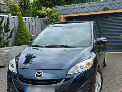 Gebraucht Mazda 5 Sports-Line 150 PS (110 kW) 2014 Blau Van / Kleinbus