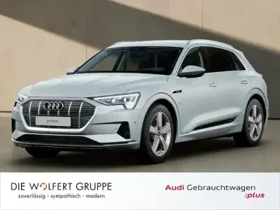 Gebraucht Audi e-tron Advanced Plus 300 kW (408 PS) 2023 Gletscherweiß metallic SUV