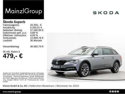 Grau Gebraucht 2022 Skoda Superb Kombi | 33.330 € (Teuer)