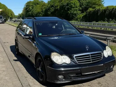 Brugt Mercedes C230 204 HK (150 kW) 2006 Sort Stationcar