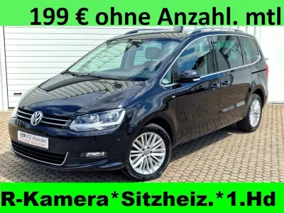 Gebraucht VW Sharan Cup 150 PS (110 kW) 2014 Schwarz metallic Van / Kleinbus