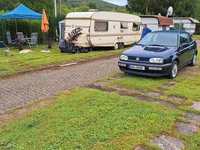 Blau Gebraucht 1995 VW Golf Cabriolet Cabrio | 2.500 €
