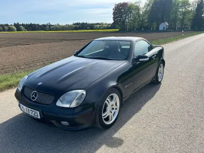 Gebraucht Mercedes SLK32 AMG AMG 354 PS (260 kW) 2002 Schwarz Cabrio