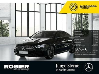 Usata Mercedes CLA180 AMG line 136 CV (100 kW) 2024 Nero Berlina