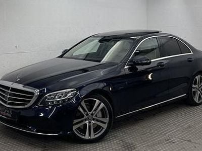 Cavansitblau (metallic) Gebraucht 2020 Mercedes C300e Exclusive Limousine | 26.400 € (Teuer)