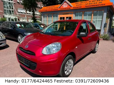 Gebraucht Nissan Micra 80 PS (58 kW) 2011 Rot Kleinwagen