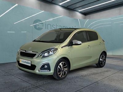 Gebraucht Peugeot 108 Top! Collection 72 PS (52 kW) 2020 Grün Kleinwagen