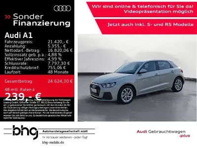 Gebraucht Audi A1 Sportback Advanced 116 PS (85 kW) 2025 Silber Kleinwagen